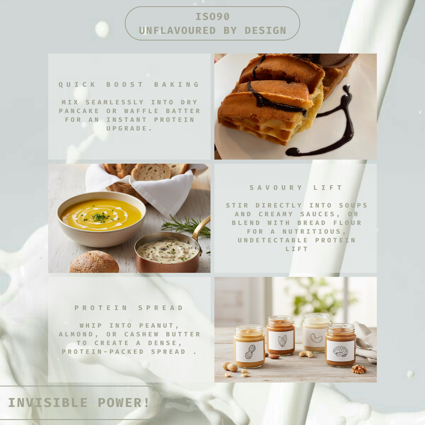Isolate +recipe+Unflavoured by Design