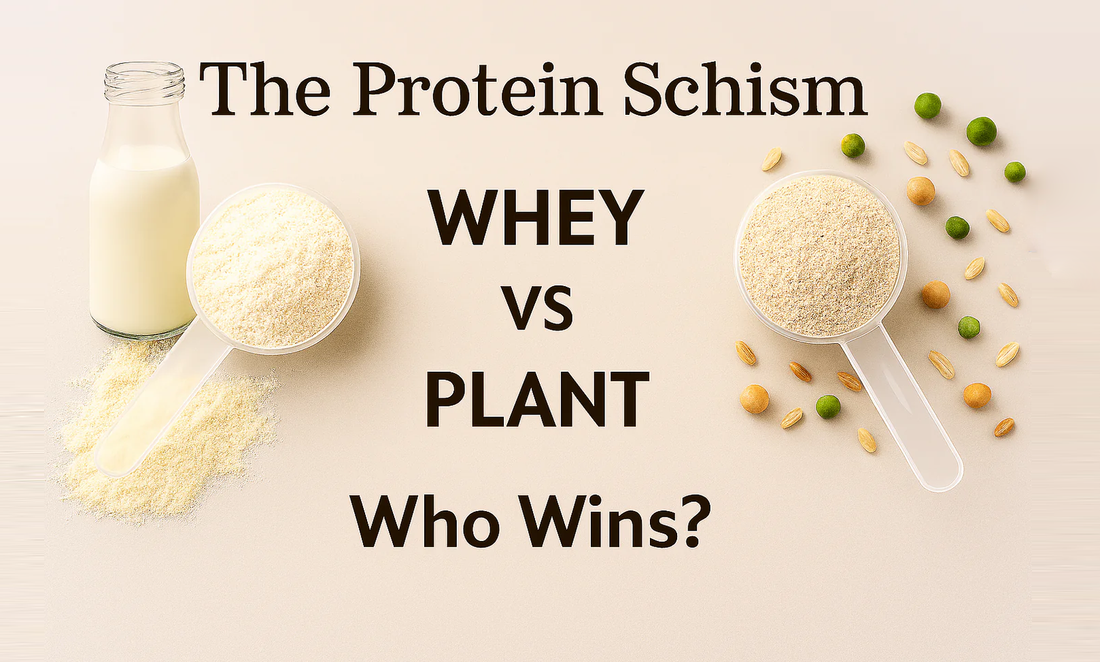 The Protein Schism: Whey vs. Plant Who Wins?